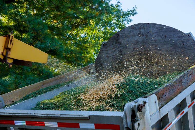 Inside a Wood Chipping Facility